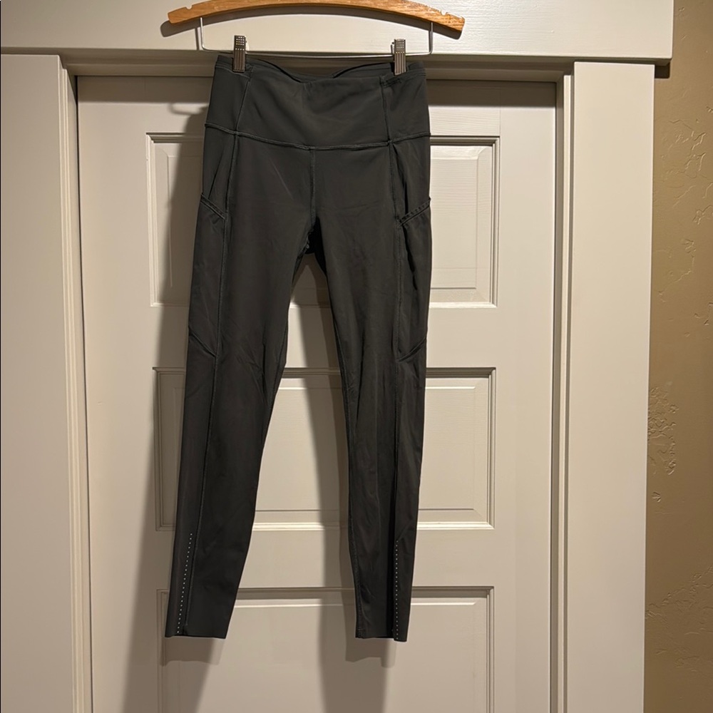 Lululemon Athletica Army Green Leggings